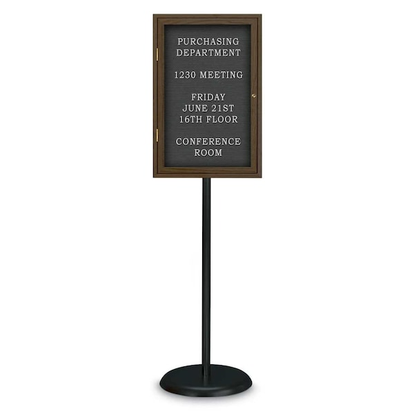 Corkboard, Triple Door, Radius Frame, 96x48", Black/Cloud